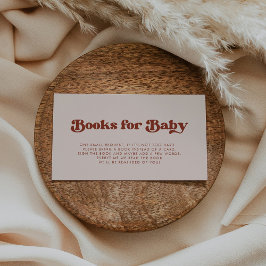 Informações cartão de solicitação do livro do Chá de fraldas r