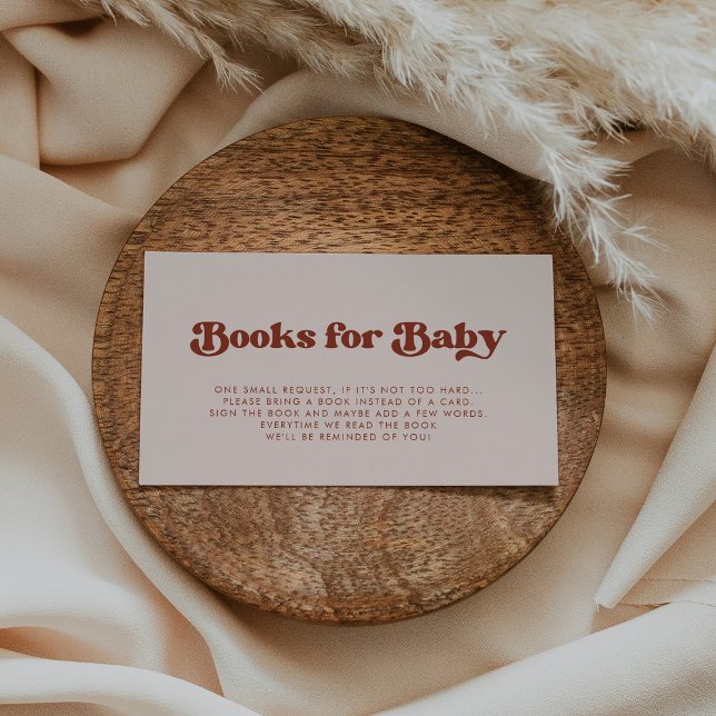 Informações cartão de solicitação do livro do Chá de fraldas r (Criador carregado)