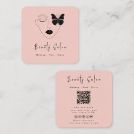 Informações Cartão de visita de Salão de Beleza Profissional M