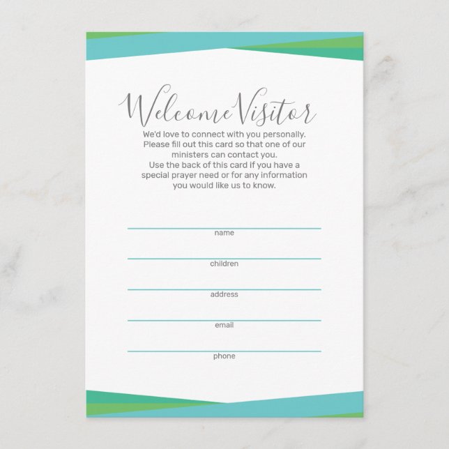 Informações Cartão de Visitante de Bolhas de Chat Trinity (Frente)