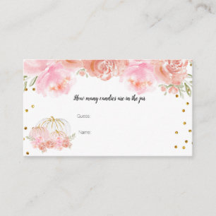 Informações Cartão Floral de Abóbora Quantos Doces no Jarro