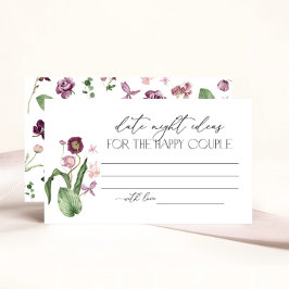 Informações Cartão incluso com pedido de receita para chá de n