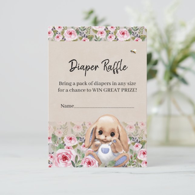 Informações Cartão Incluso Sorteio de Fraldas (Em pé/Frente)