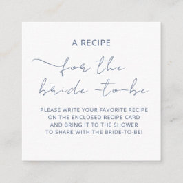 Informações Cartão Incluso "UMA RECEITA" para o chá de lingeri