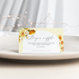 Informações Cartão para bilhetes de rampas de fralda de limão