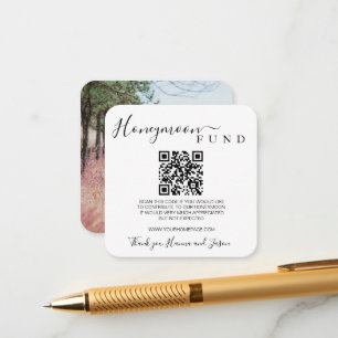 Informações Cartão Qr de lua de mel com foto