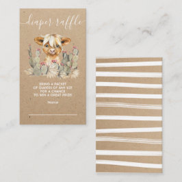 Informações Cartão Raffle para Fralda de cacto de vaca em terr