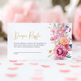 Informações Cartão Raffle para Fraldas de Flores Selvagens Rox