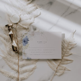 Informações Cartão RSVP de Casamento Costeiro Elegante