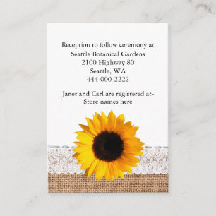 Informações Cartão rústico do cerco do casamento de