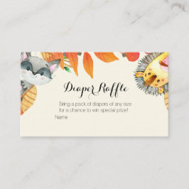 Informações Chá de fraldas Russo - Cartão Raffle Fralda