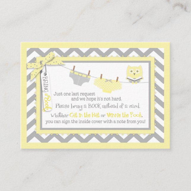 Informações Chevron Tutu Tie Fralda Coruja Traga um Cartão de  (Frente)