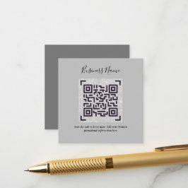 Informações Criar o próprio Cartão de visita de código QR - Mu