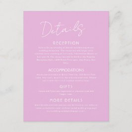 Informações Detalhes Rosa Grande Cartão de Enclosure de Casame