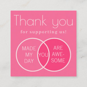 Informações Diagrama Venn Cartão de visita