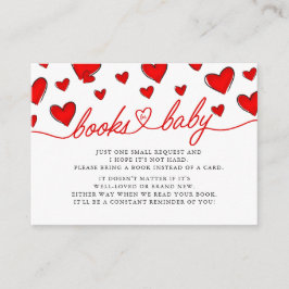 Informações Dias de os namorados Red Hearts Books Para Cartão 