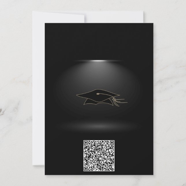 Informações do Código QR no Convite de festas do S (Verso)