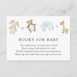 Informações Doces Vintage Baby Toys Livros para Cartão de Inse