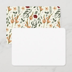 Informações Elegante Mansão Country   Cartão de Enclausurament