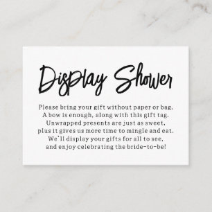 Informações Exposição Moderna e Versátil Cartão de Presente de