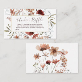 Informações Flores selvagens do outono Anula o Cartão de Gabin