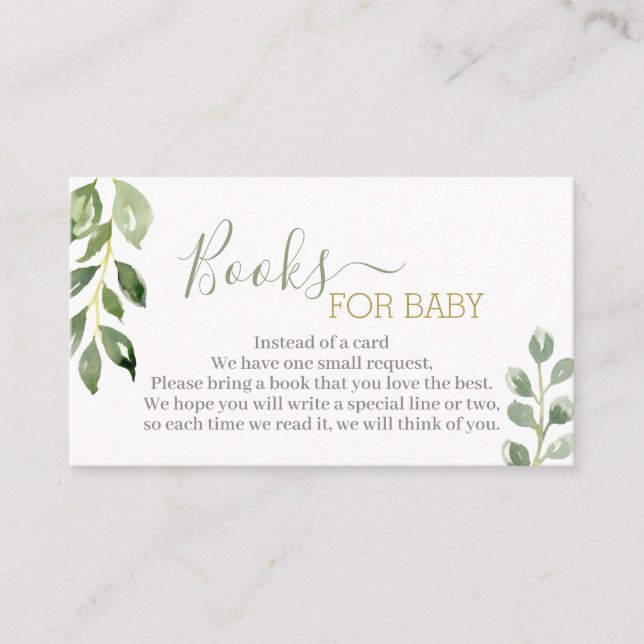 Informações Folhas verdes trazem um cartão de cercado para liv (Frente)