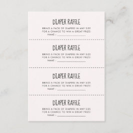 Informações Fralda de elefante rosa-branca Cartão de caça Raff