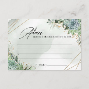 Informações Greeneey suculenta o quadro dourado Cartão de Adve