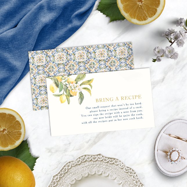 Informações Lemon Traga Um Cartão De Receita (Lemon Bring A Recipe Card
)