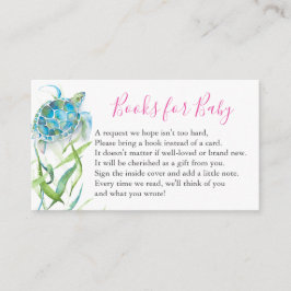 Informações Livro De Tartarugas Marítimas Para Cartão De Recep