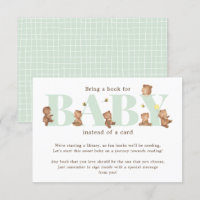 Livro de Ursos de Mel para Cartão de Bebê