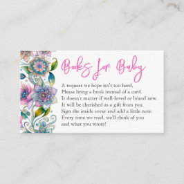 Informações Livro Elegante Para Cartão De Recepção De Bebês