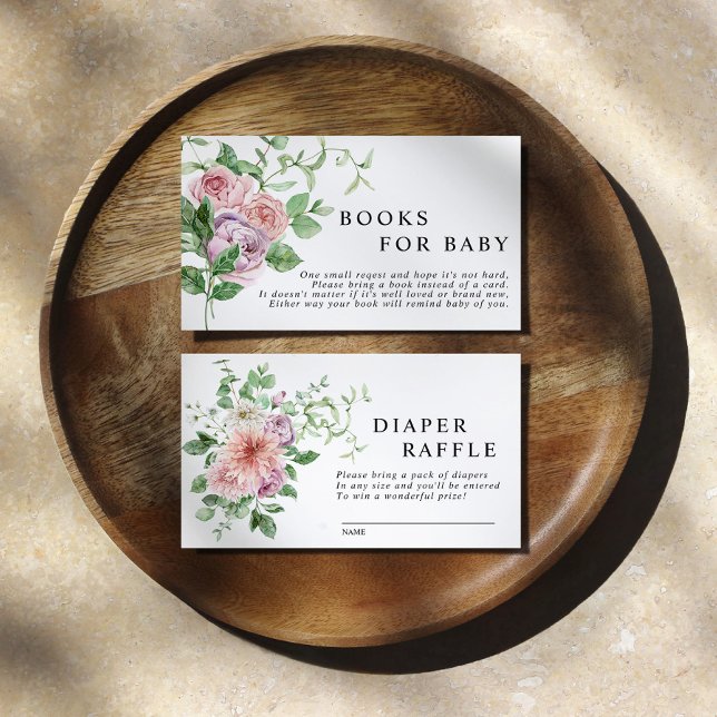 Informações Livro Romântico de flores para cartão de gabinete  (Criador carregado)