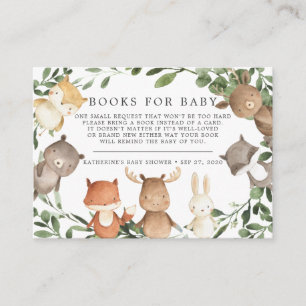 Informações Livros De Amigos Da Woodland Para Cartão De Chá