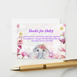 Informações Livros de Cartão para Bebê Elefante Floral.