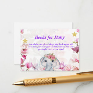 Informações Livros de Cartão para Bebê Elefante Floral.