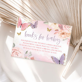Informações Livros de Chá de fraldas de borboleta para cartão 