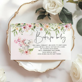 Informações Livros de elefante cor-de-rosa para cartão de visi