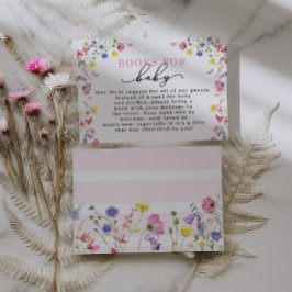 Informações Livros de Flores Selvagens para Cartão de Solicita