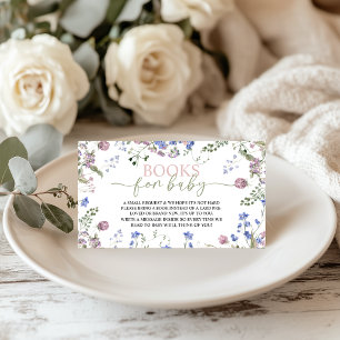Informações Livros de Flores Silvestres para Bebê Cartão