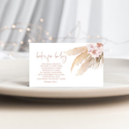 Informações Livros de grama de pampas boho para cartão de ingr