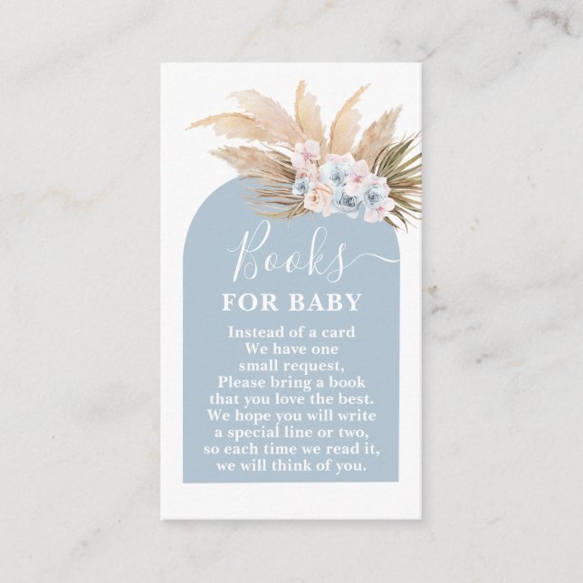 Informações Livros de Grass de Pampas Boêmicas para Cartão de  (Frente)