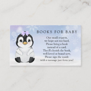 Informações Livros de pinguins para cartão de gabinete de soli