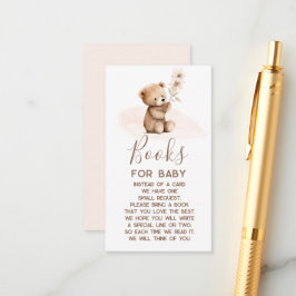 Informações Livros de Urso de Teddy para Cartão de Bebê