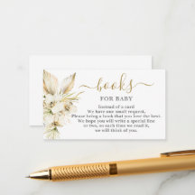 Livros do Deserto do Boho para Cartão de Bebê