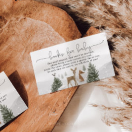 Informações Livros do Winter Boho Woodland para o Cartão de En