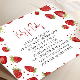 Informações Livros Para Bebês Cartão De Morango