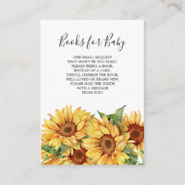 Informações Livros Russos de Girassol para Cartão de Bebê