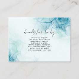 Informações Manuais Azuis de Água para Cartão Bebê