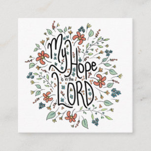 Informações Minha esperança está no cartão de gabinete LORD